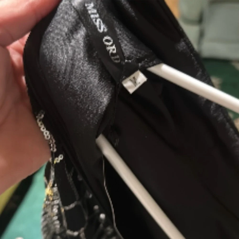 Silver Sequin Gown Worn Once to the Golden Globes! - Picture 9 of 9